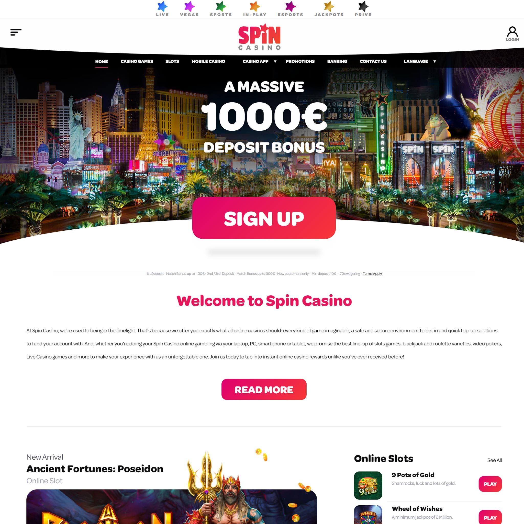 Spin Casino review by Best Netent Casino