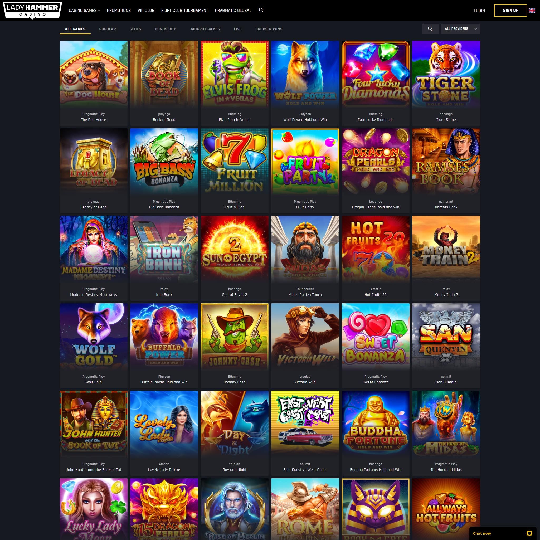 Lady Hammer full games catalogue