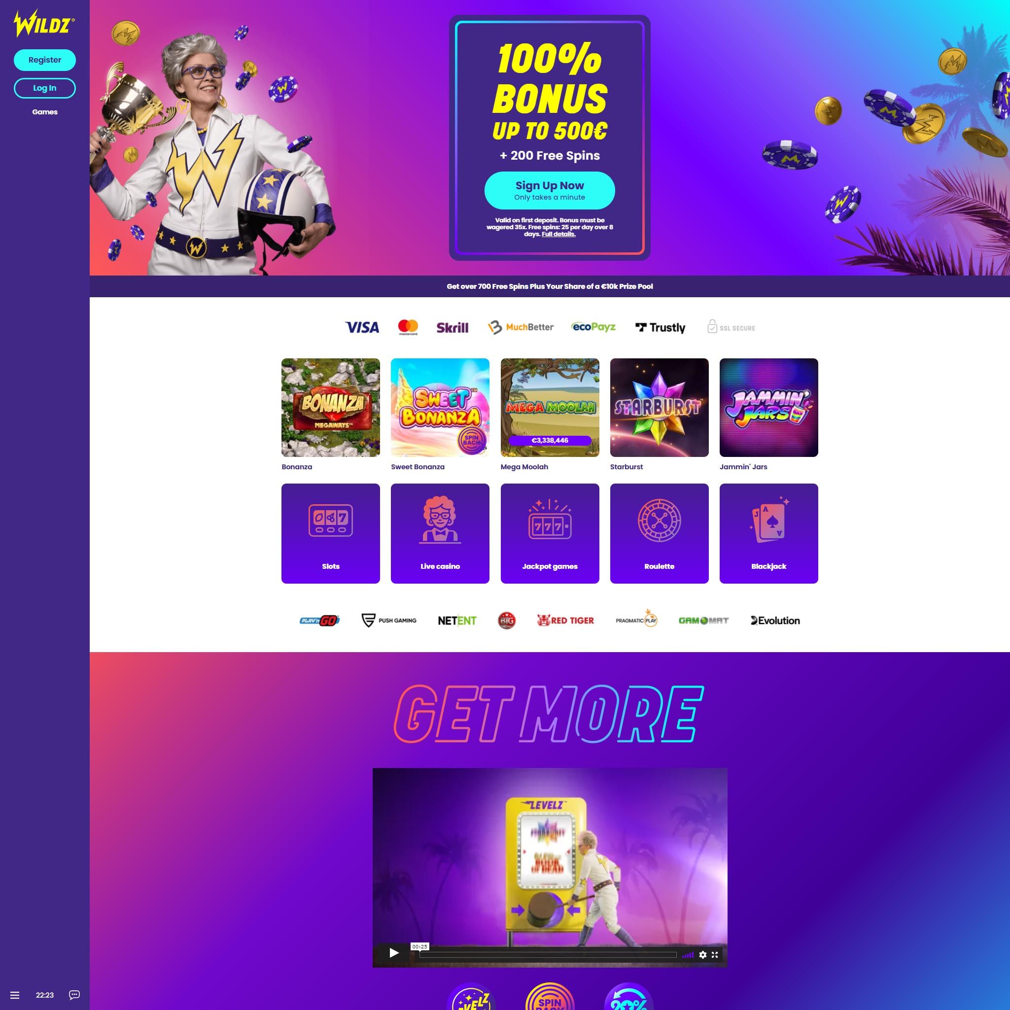 Wildz review by Best Netent Casino