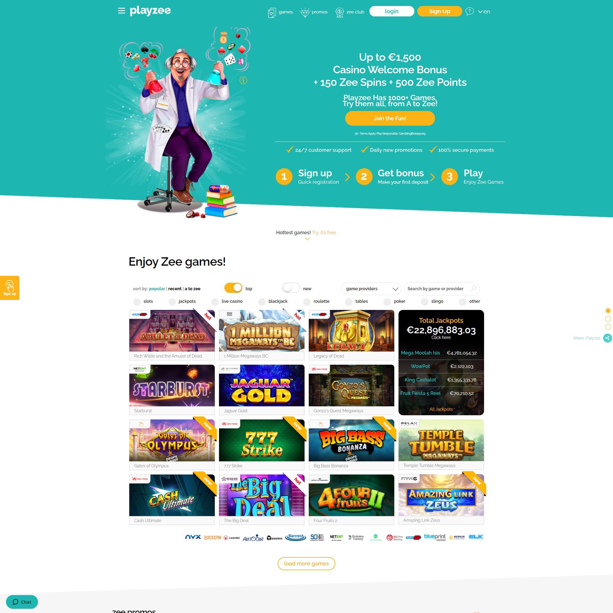 Playzee review by Best Netent Casino