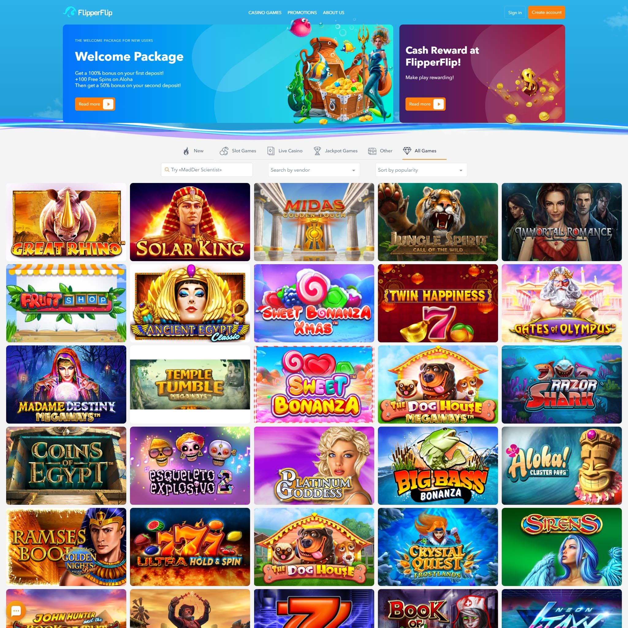 FlipperFlip Casino review by Best Netent Casino