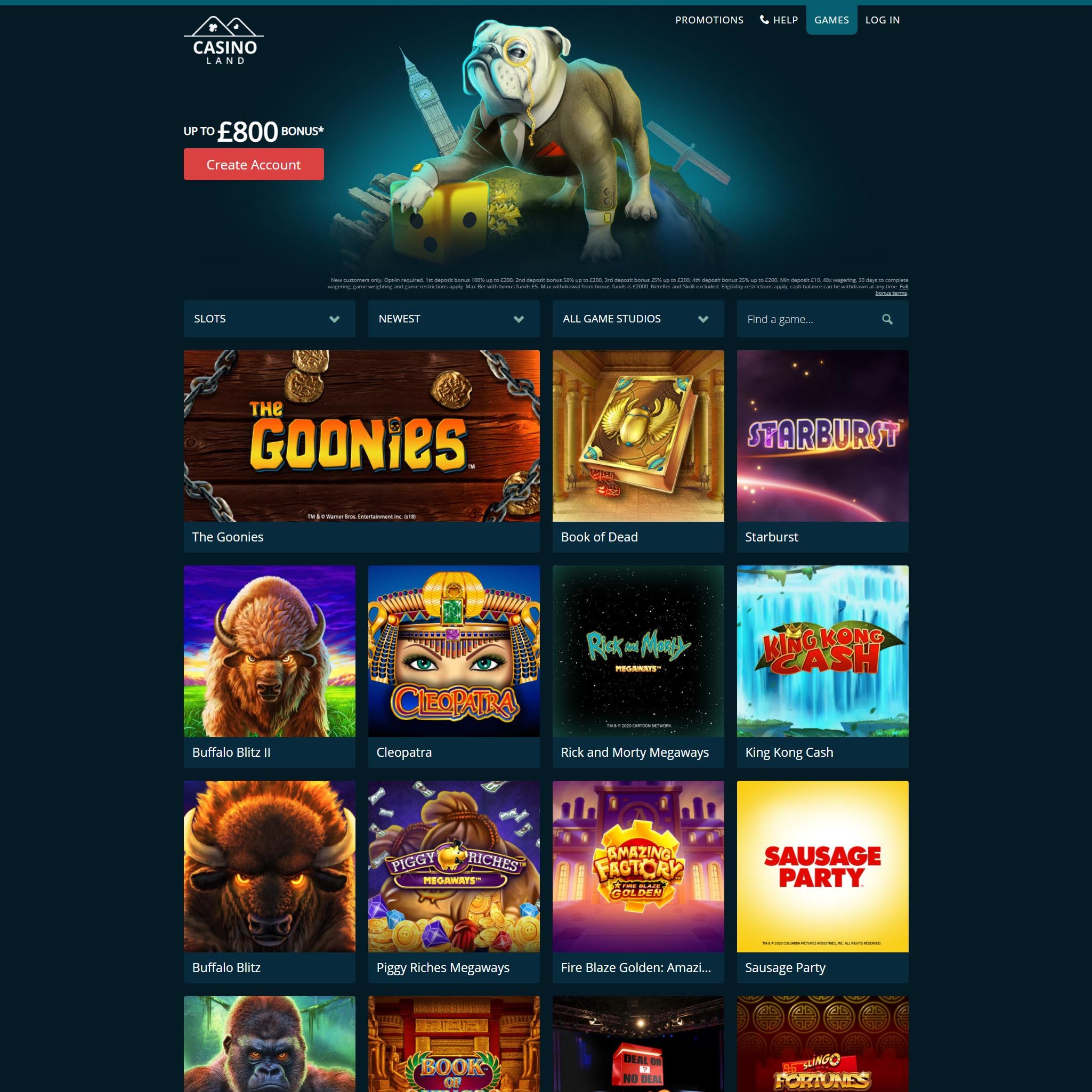 Casinoland review by Best Netent Casino