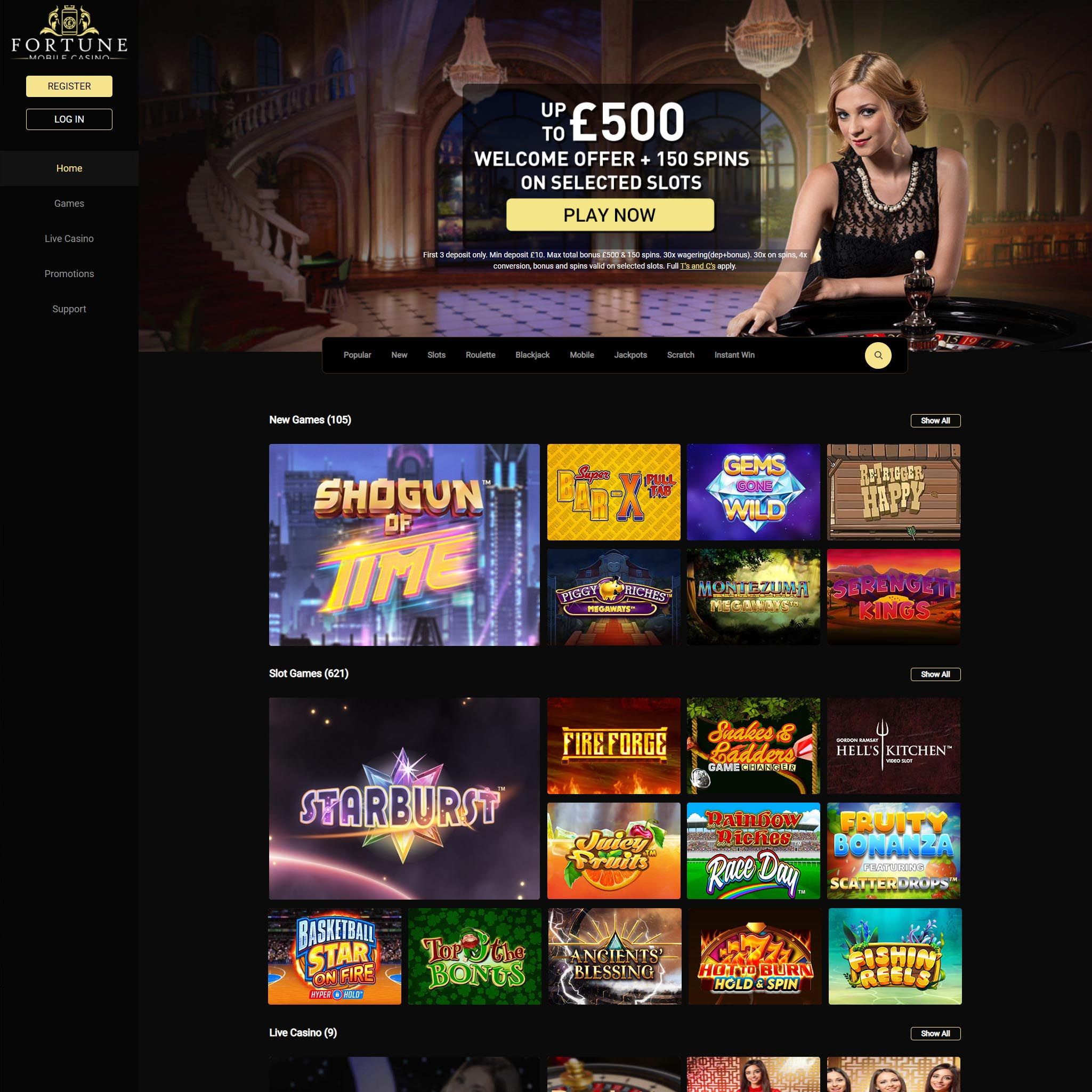 Fortune Mobile Casino review by Best Netent Casino