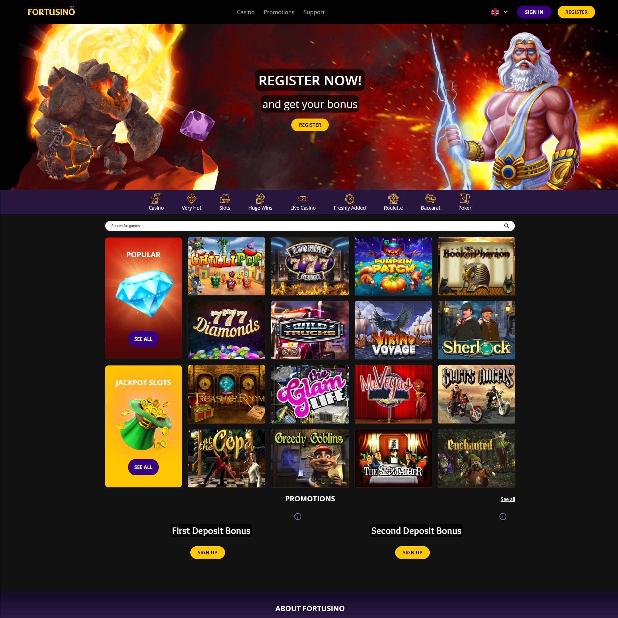 Fortusino Casino review by Best Netent Casino