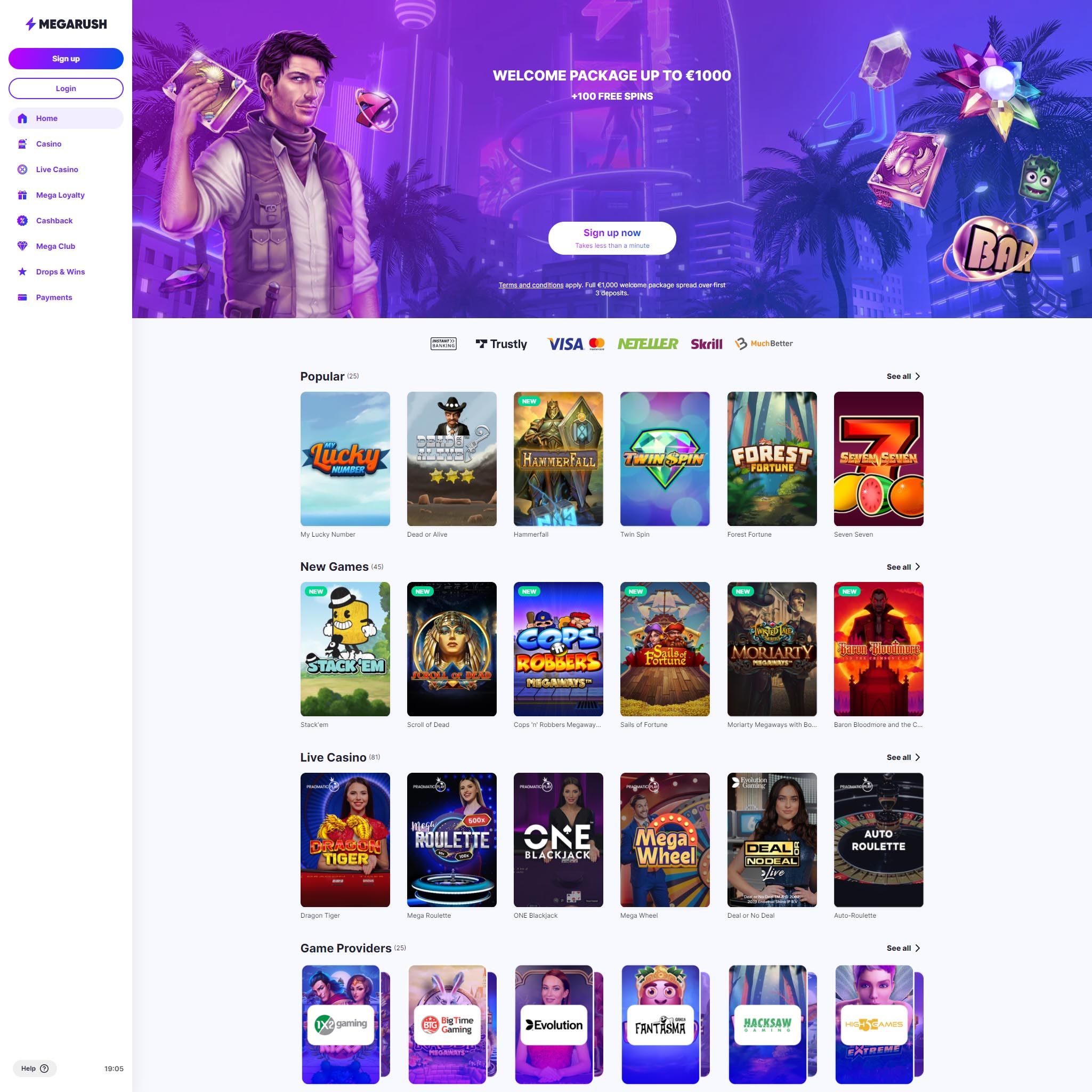 MegaRush review by Best Netent Casino