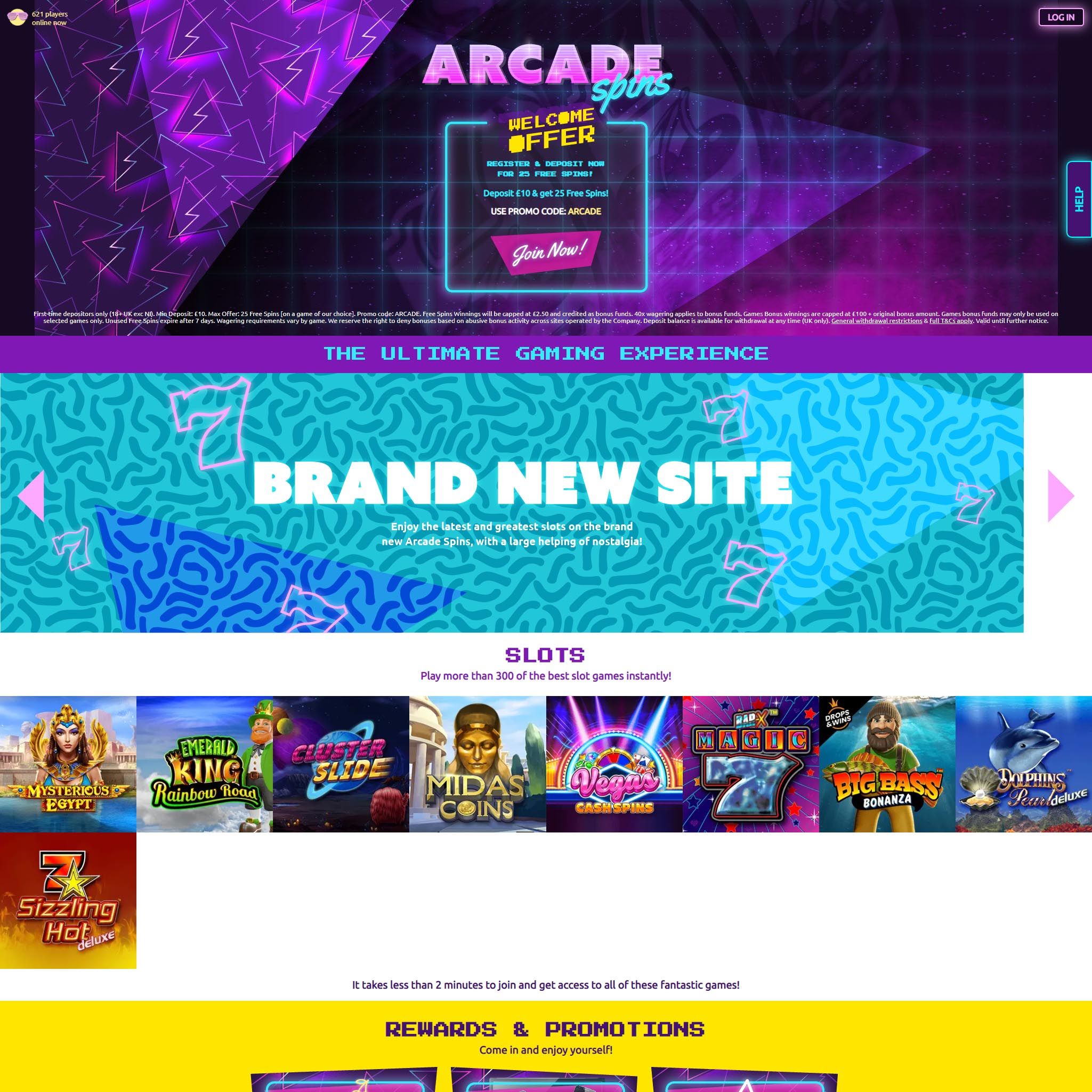 Arcade Spins review by Best Netent Casino