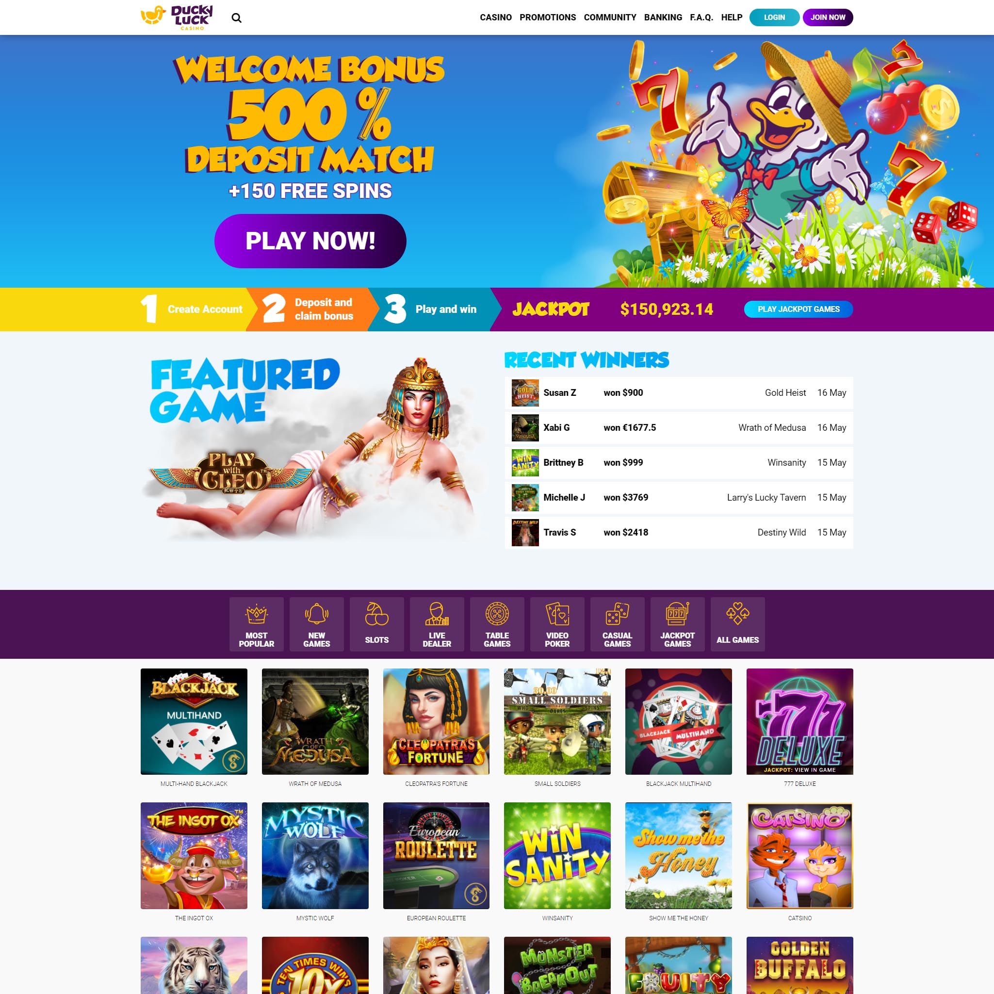 DuckyLuck Casino review by Best Netent Casino