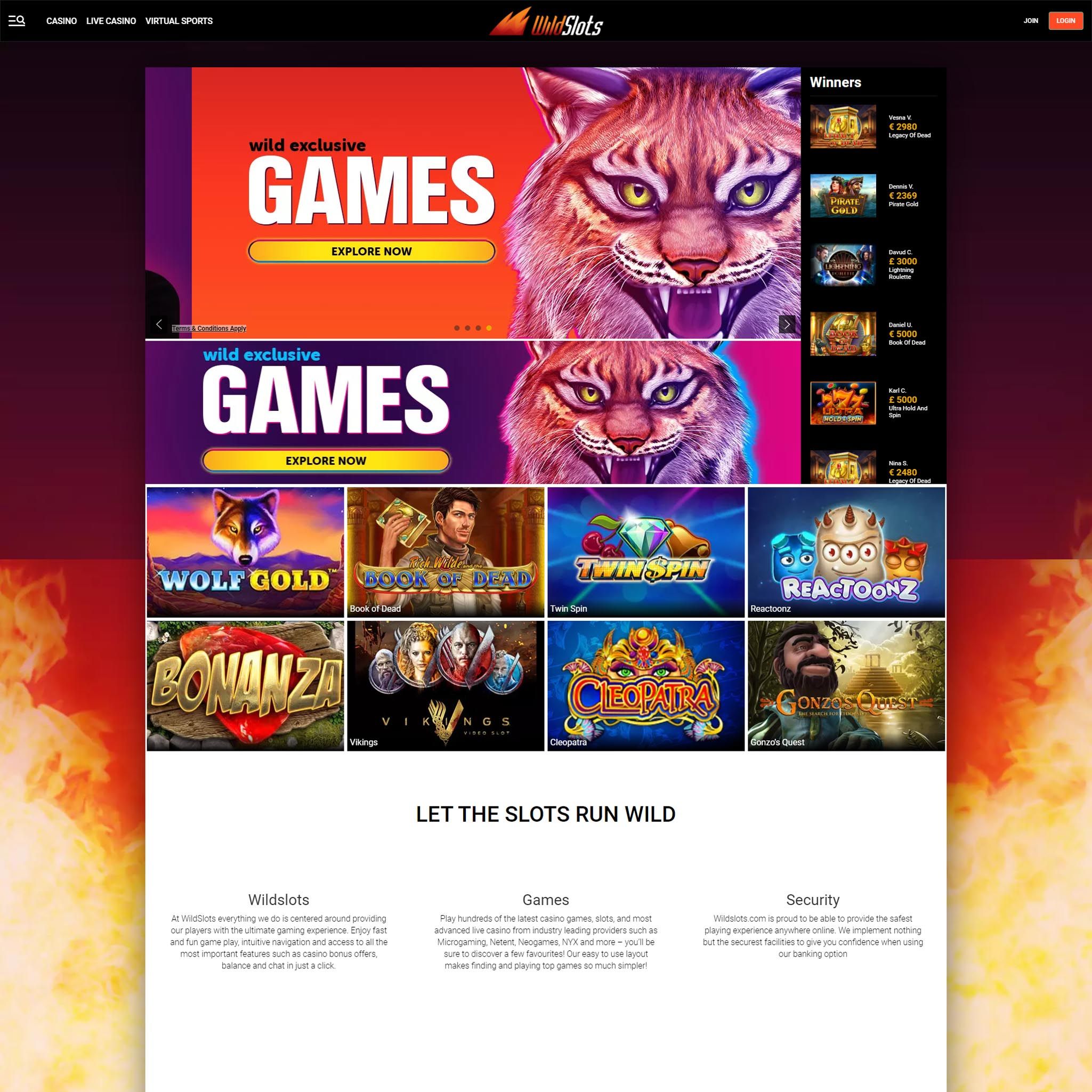 WildSlots review by Best Netent Casino