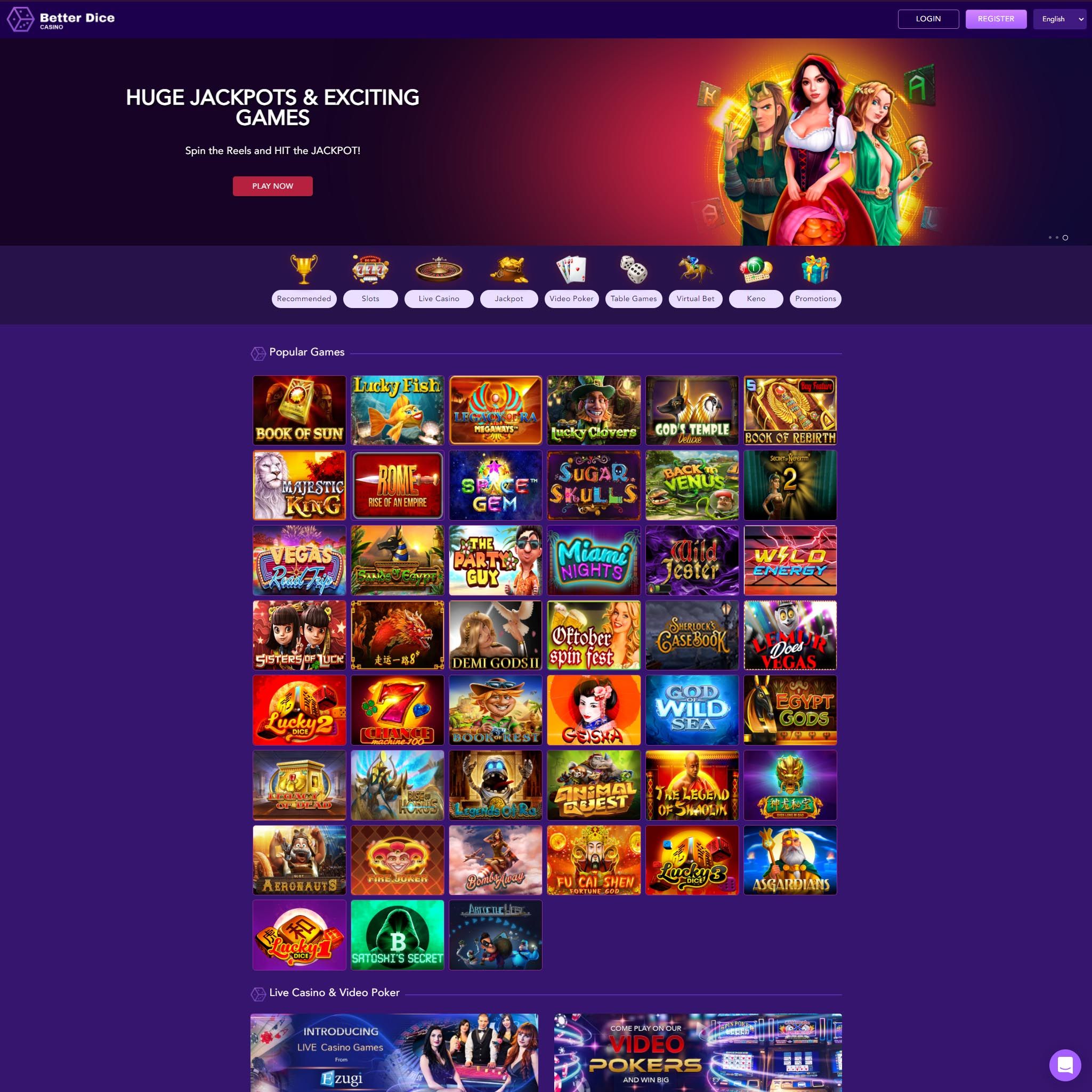 Better Dice Casino review by Best Netent Casino