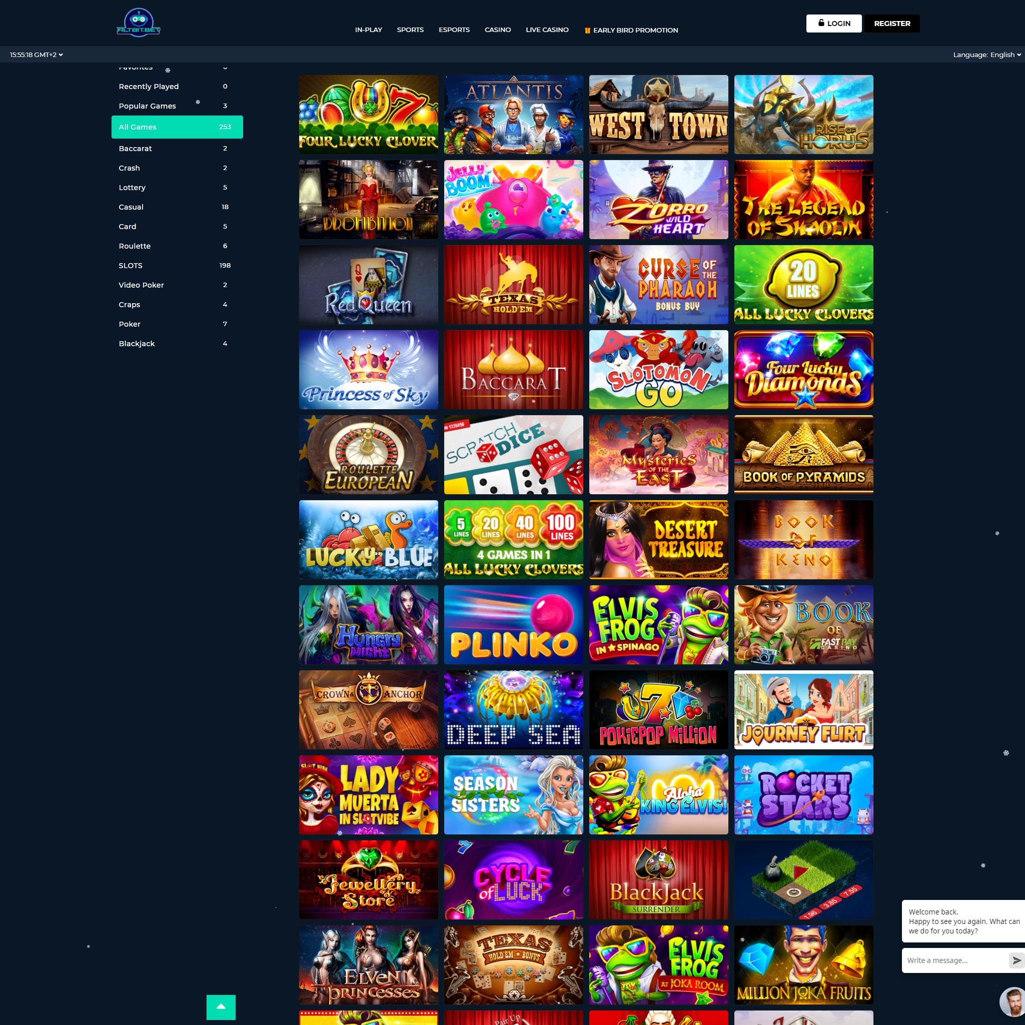 Altbit.bet full games catalogue