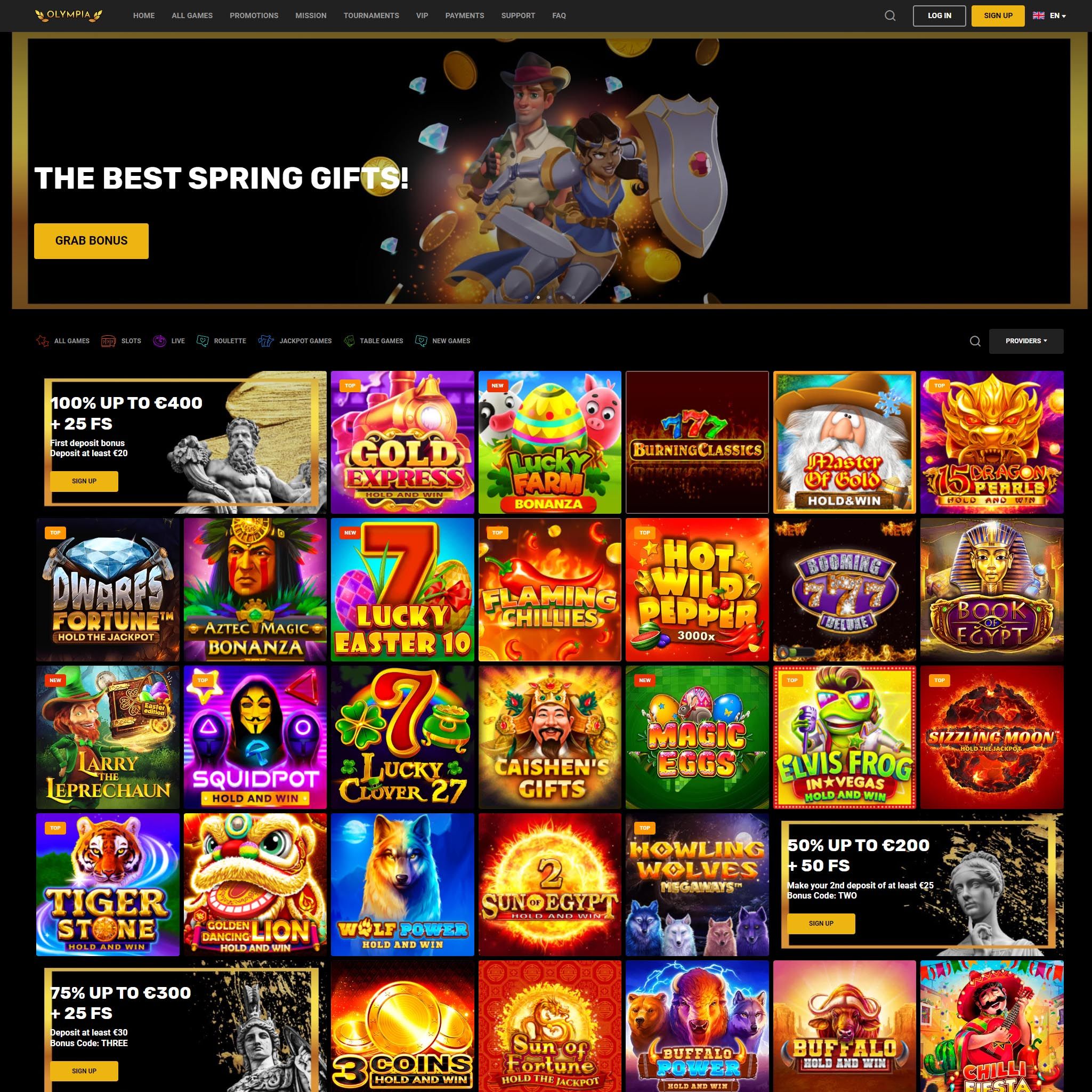 Olympia Casino review by Best Netent Casino