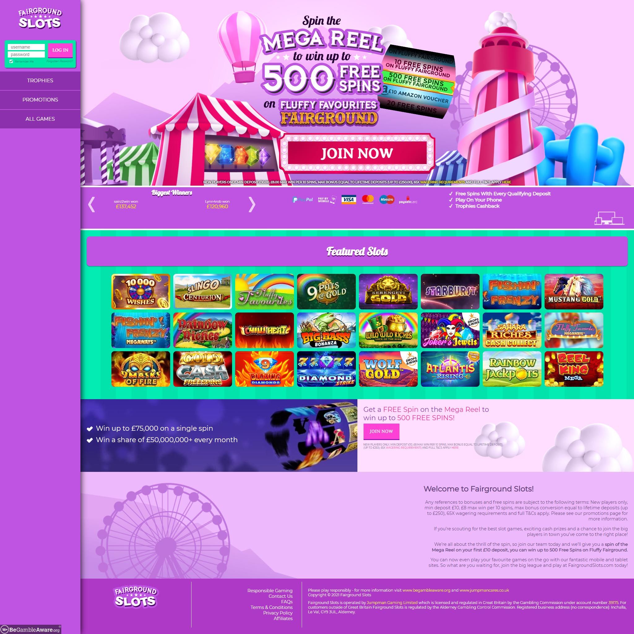 Fairground Slots Casino review by Best Netent Casino