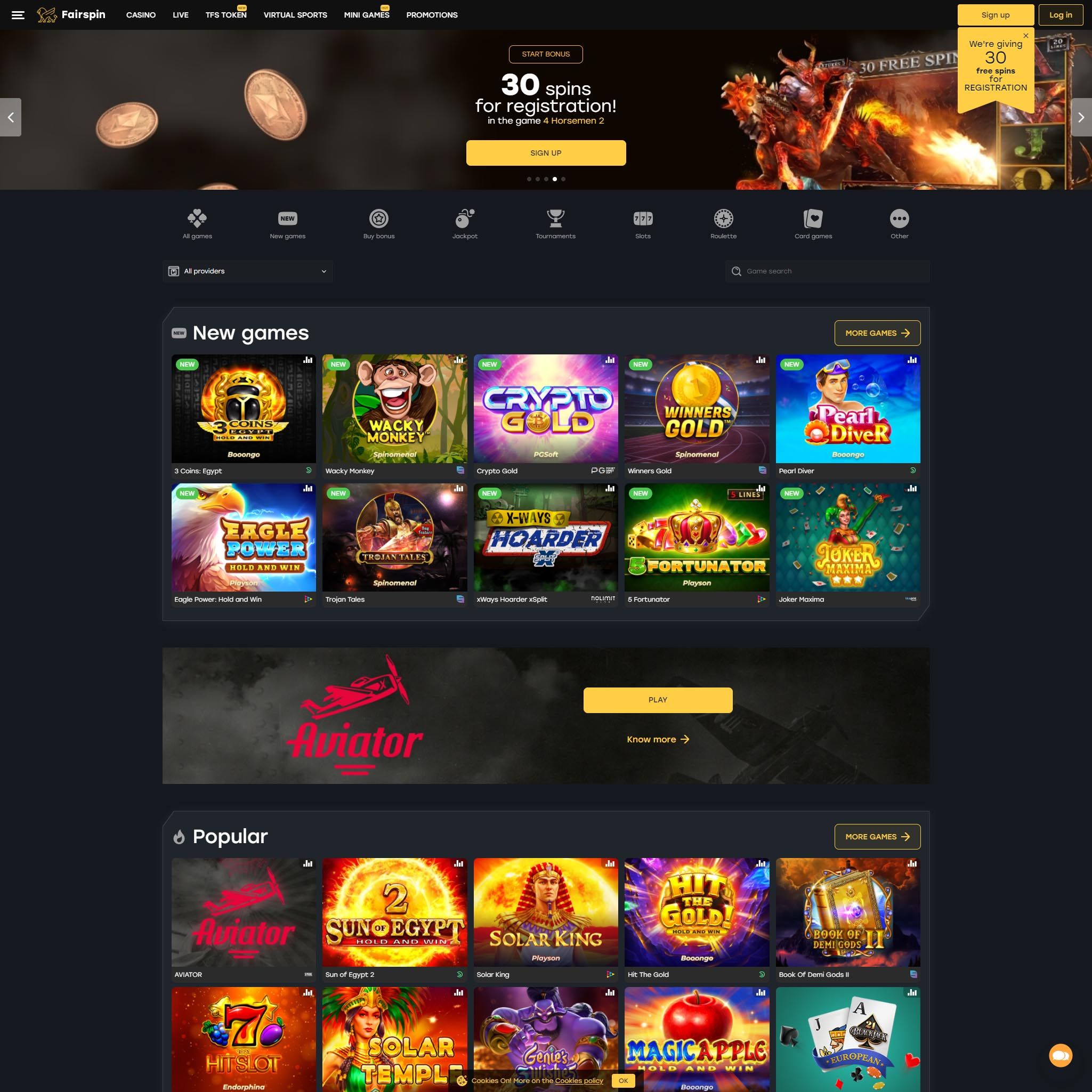 Fairspin Casino review by Best Netent Casino