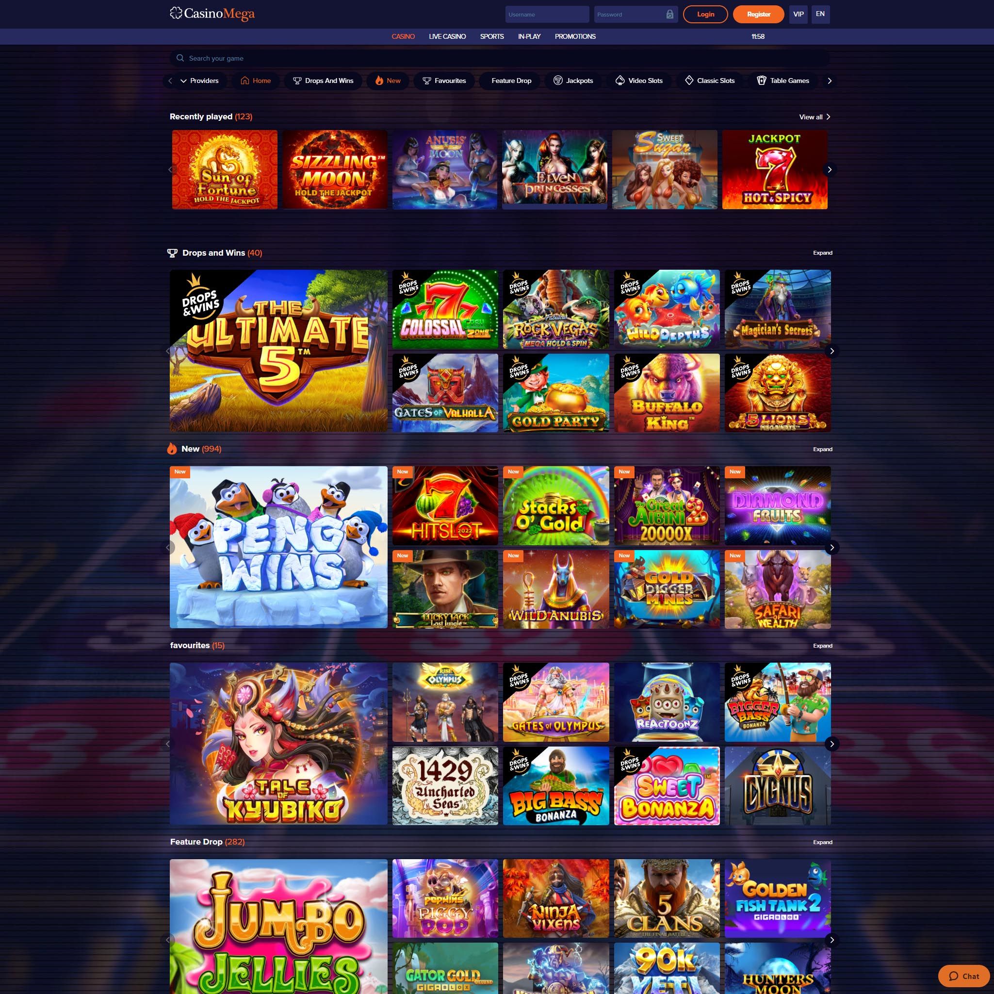 CasinoMega review by Best Netent Casino