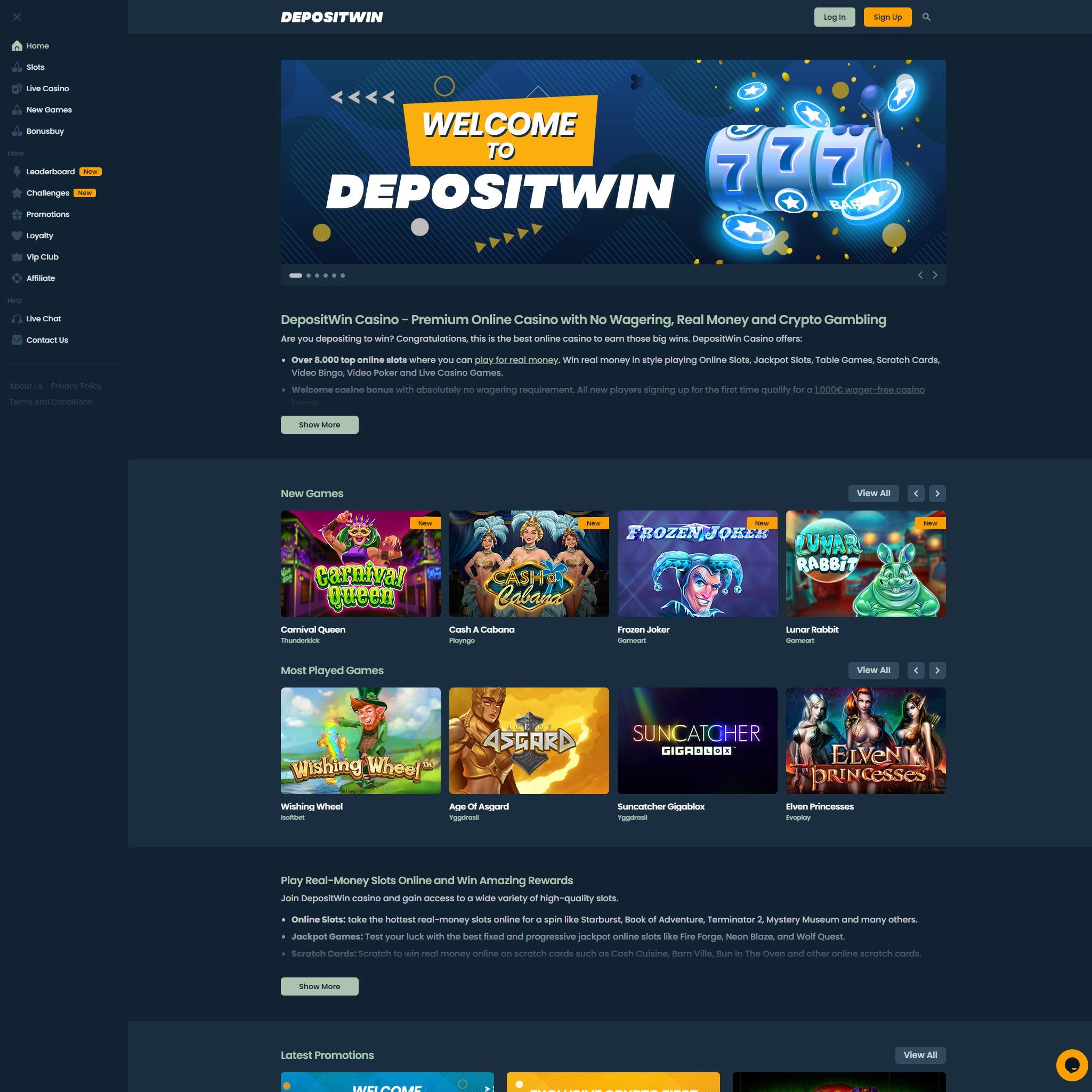 DepositWin Casino review by Best Netent Casino