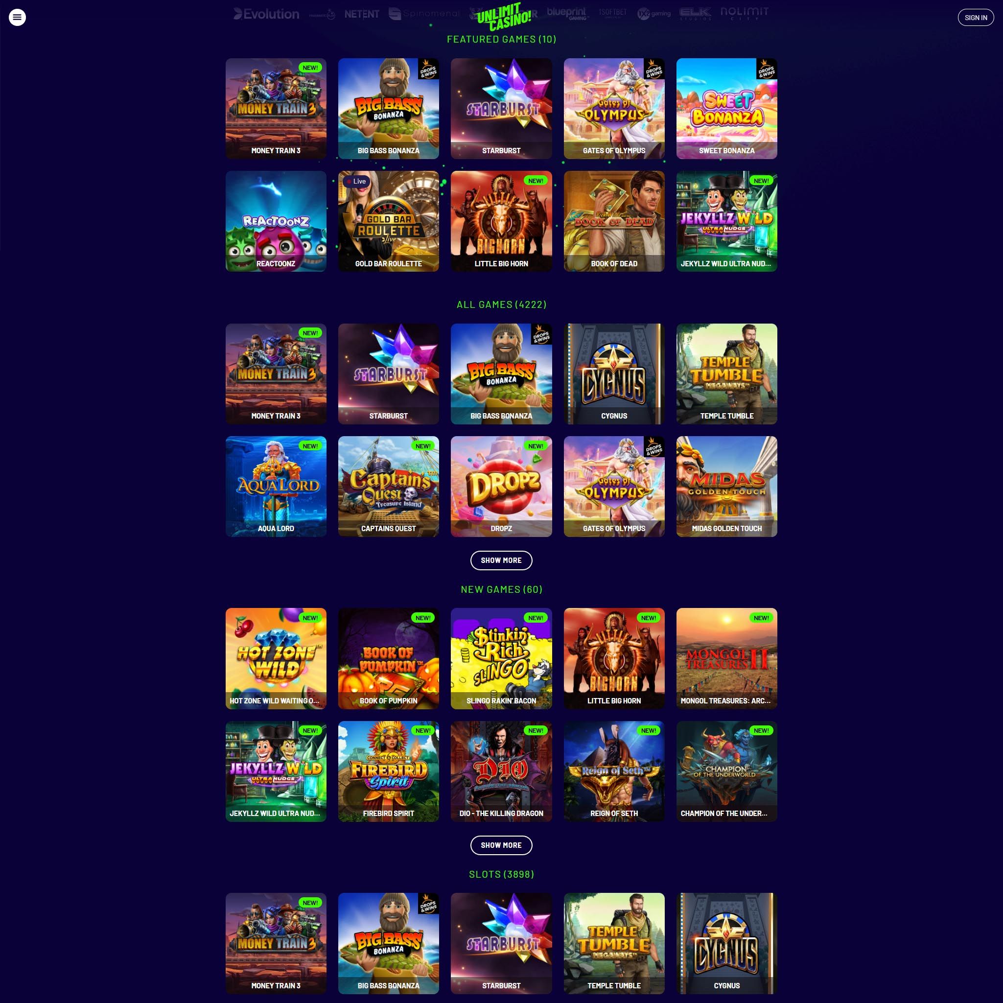 Unlimit Casino review by Best Netent Casino