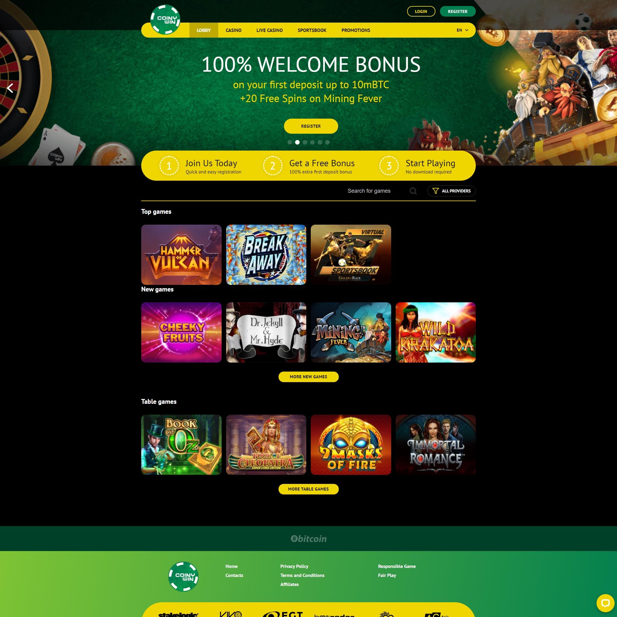 Coinywin Casino review by Best Netent Casino