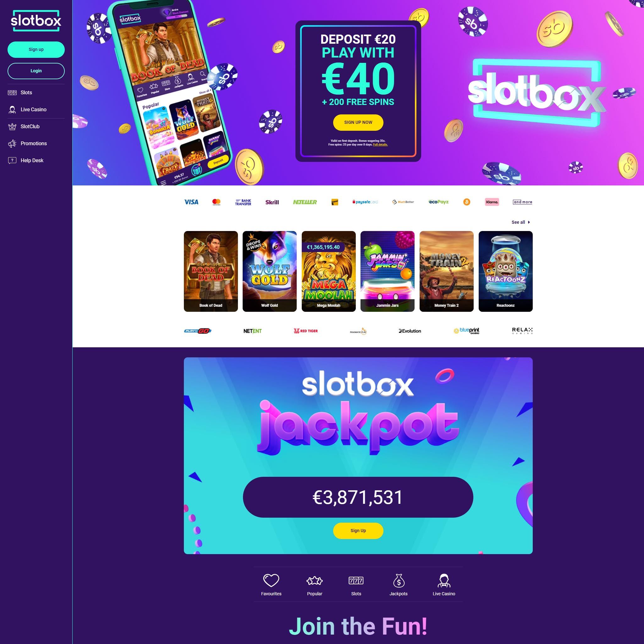 Slotbox review by Best Netent Casino