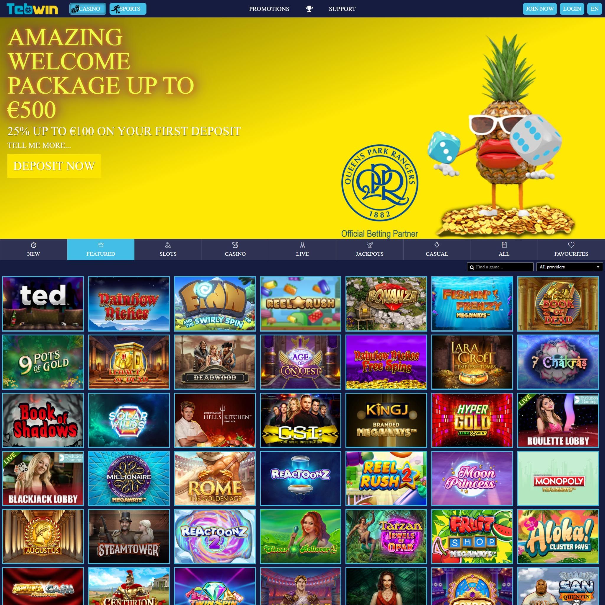 Tebwin review by Best Netent Casino