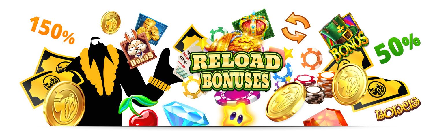 A Casino Reload Bonus is such a benefit! We list all categories and types to make it easy for you. The most important details about Reload bonus are here!