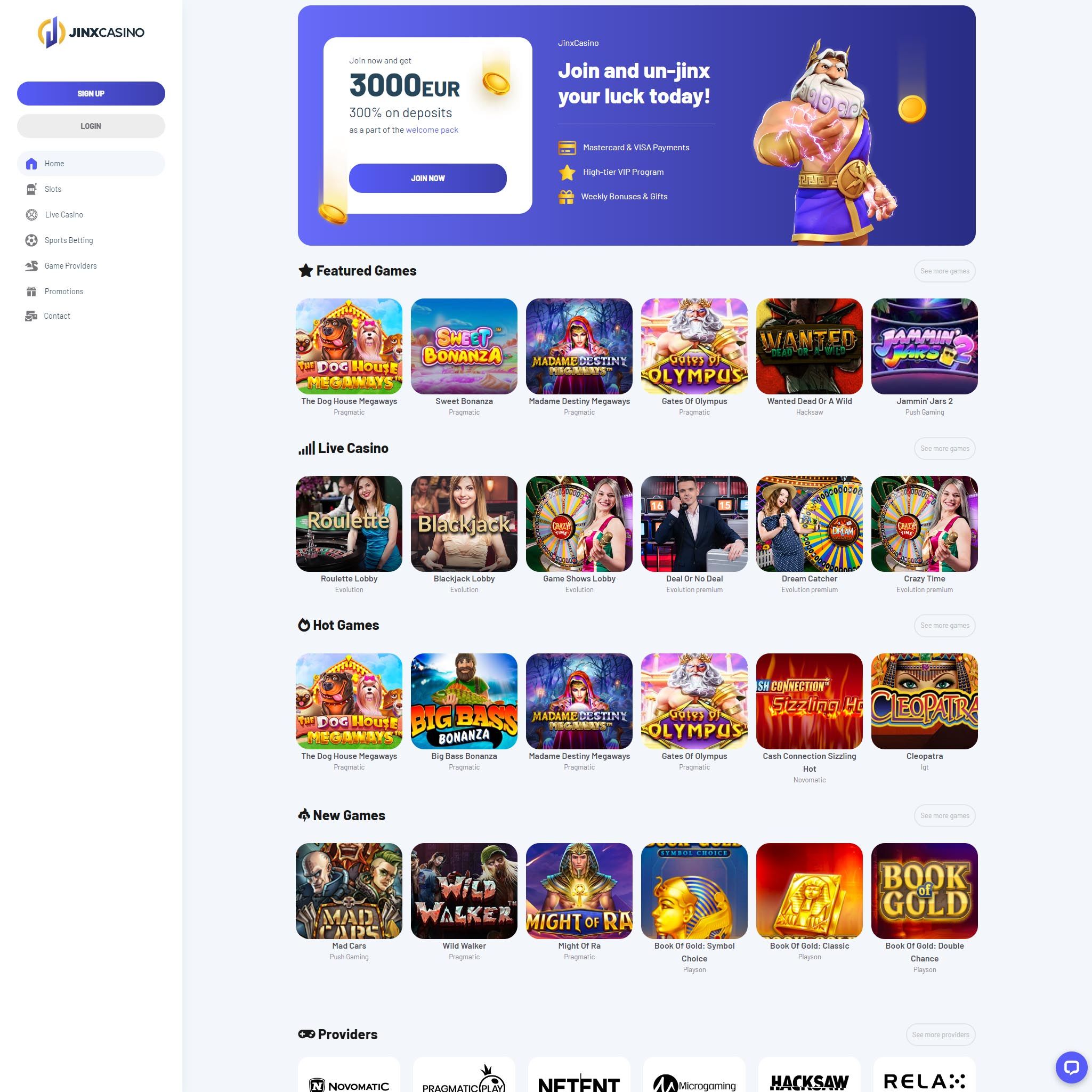 Jinx Casino review by Best Netent Casino