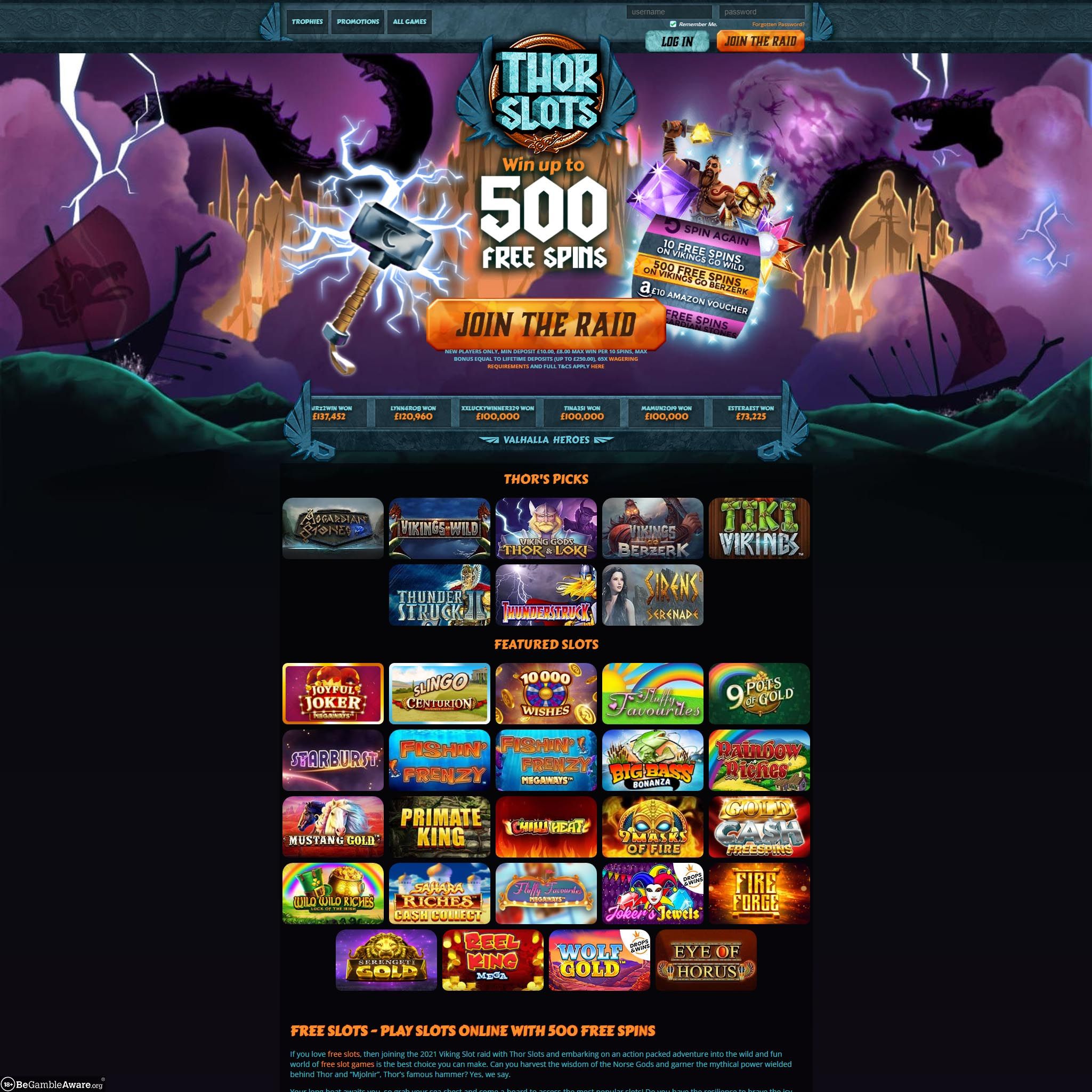 Thor Slots review by Best Netent Casino