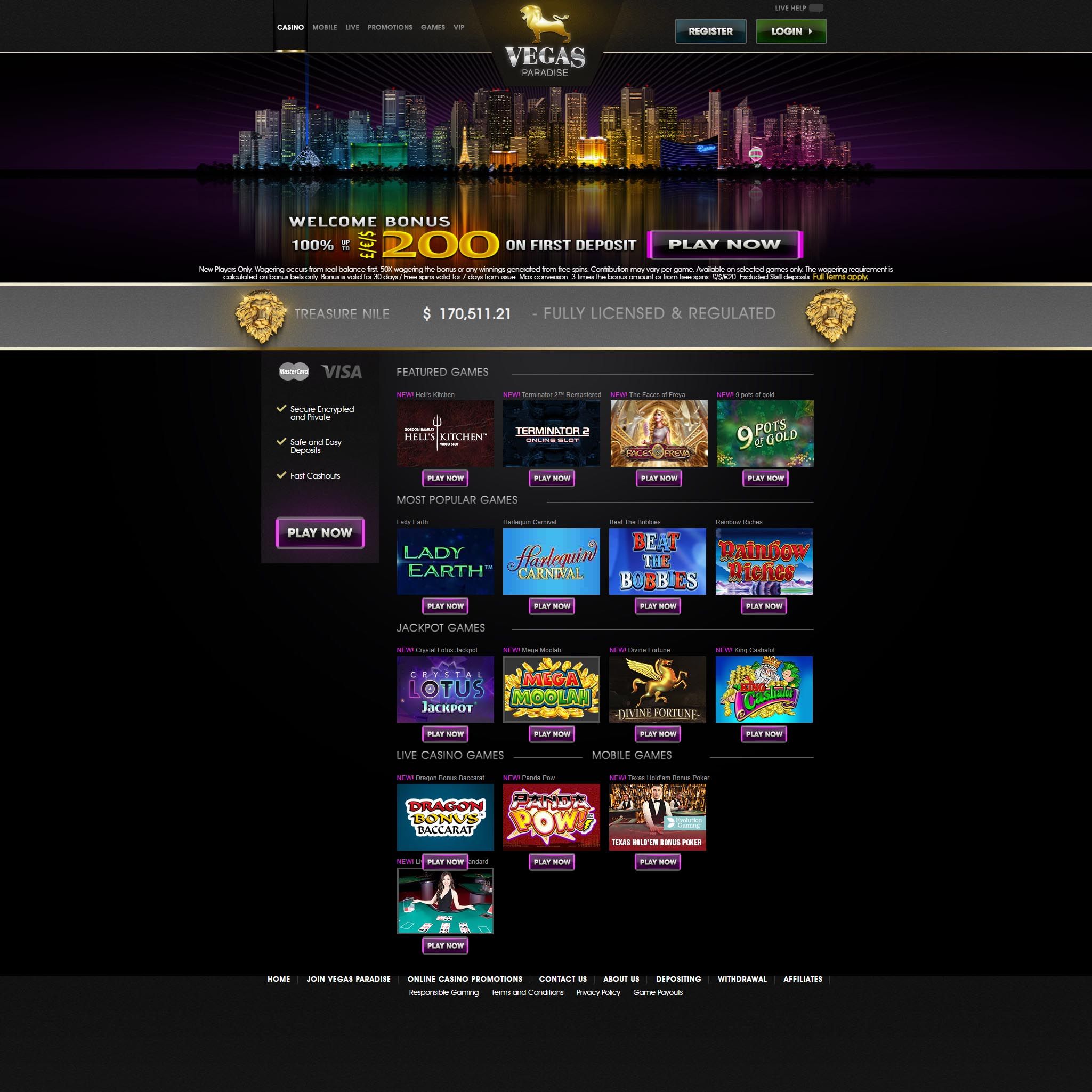 Vegas Paradise review by Best Netent Casino