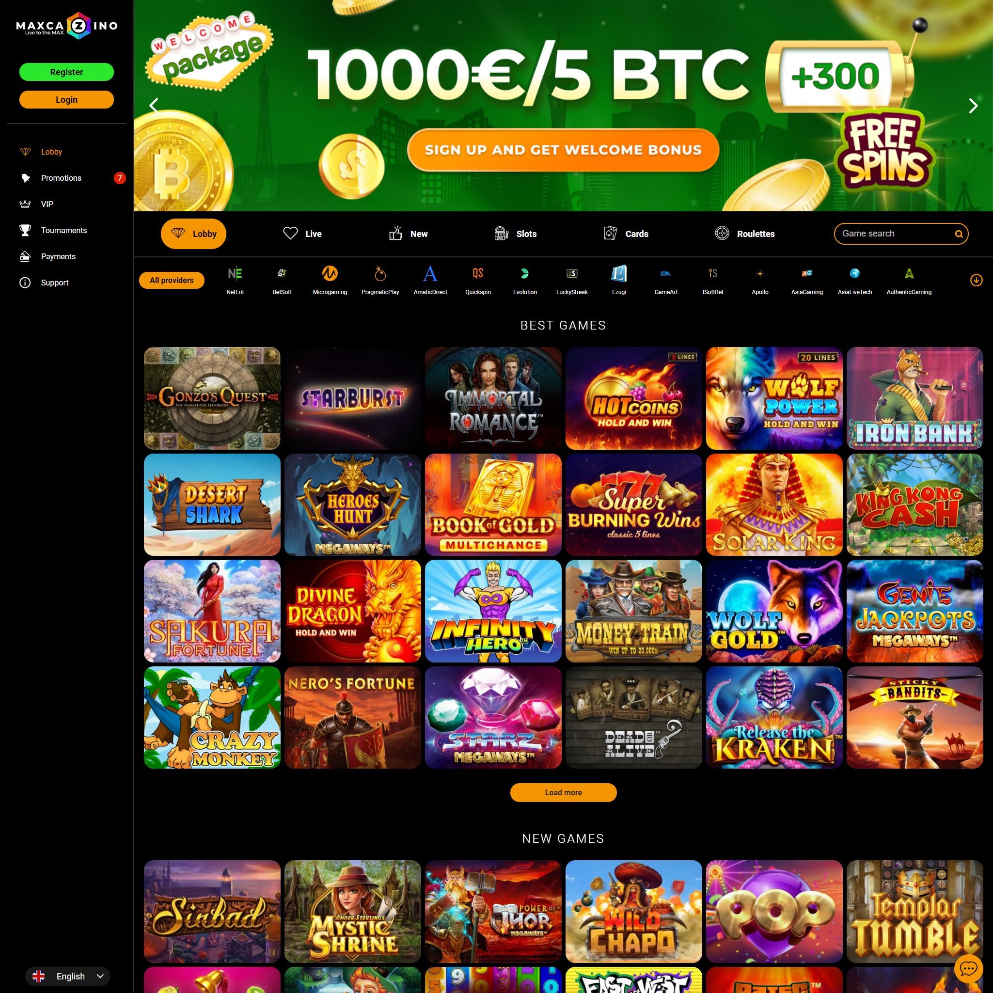 MaxCazino review by Best Netent Casino