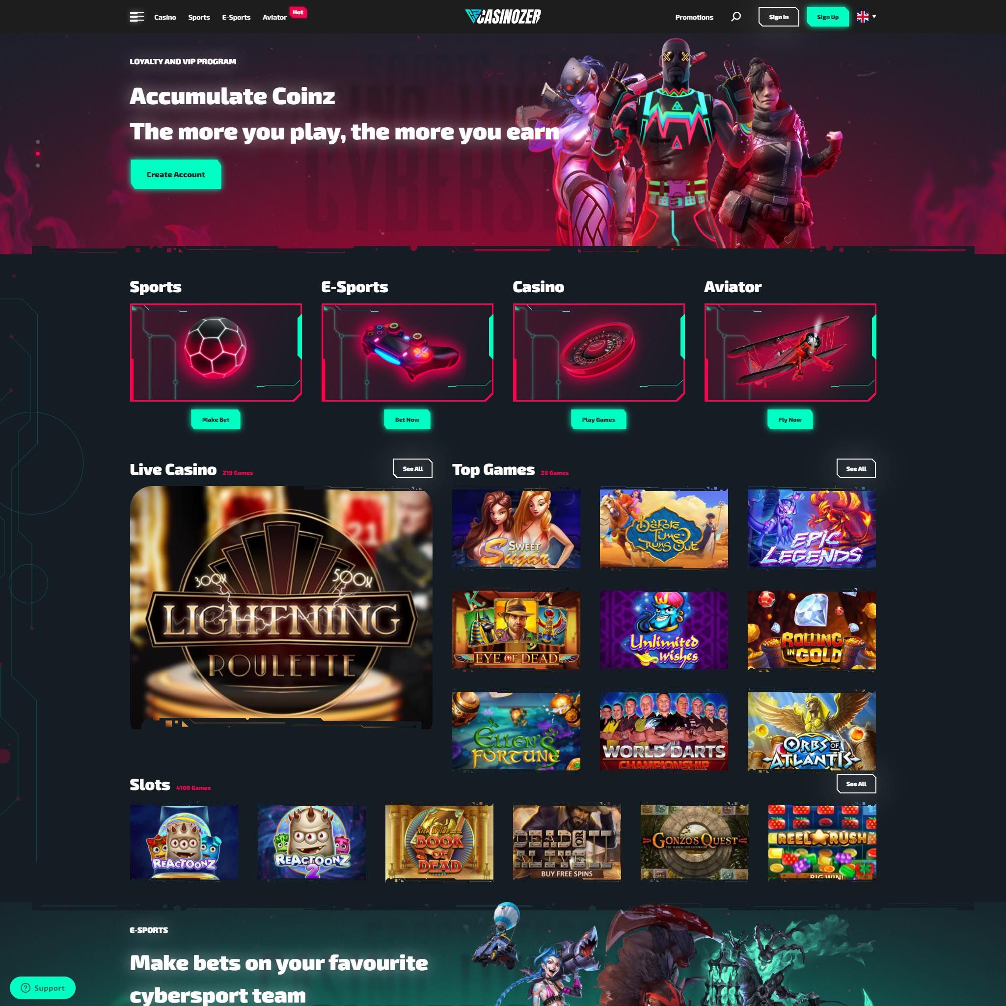 Casinozer review by Best Netent Casino