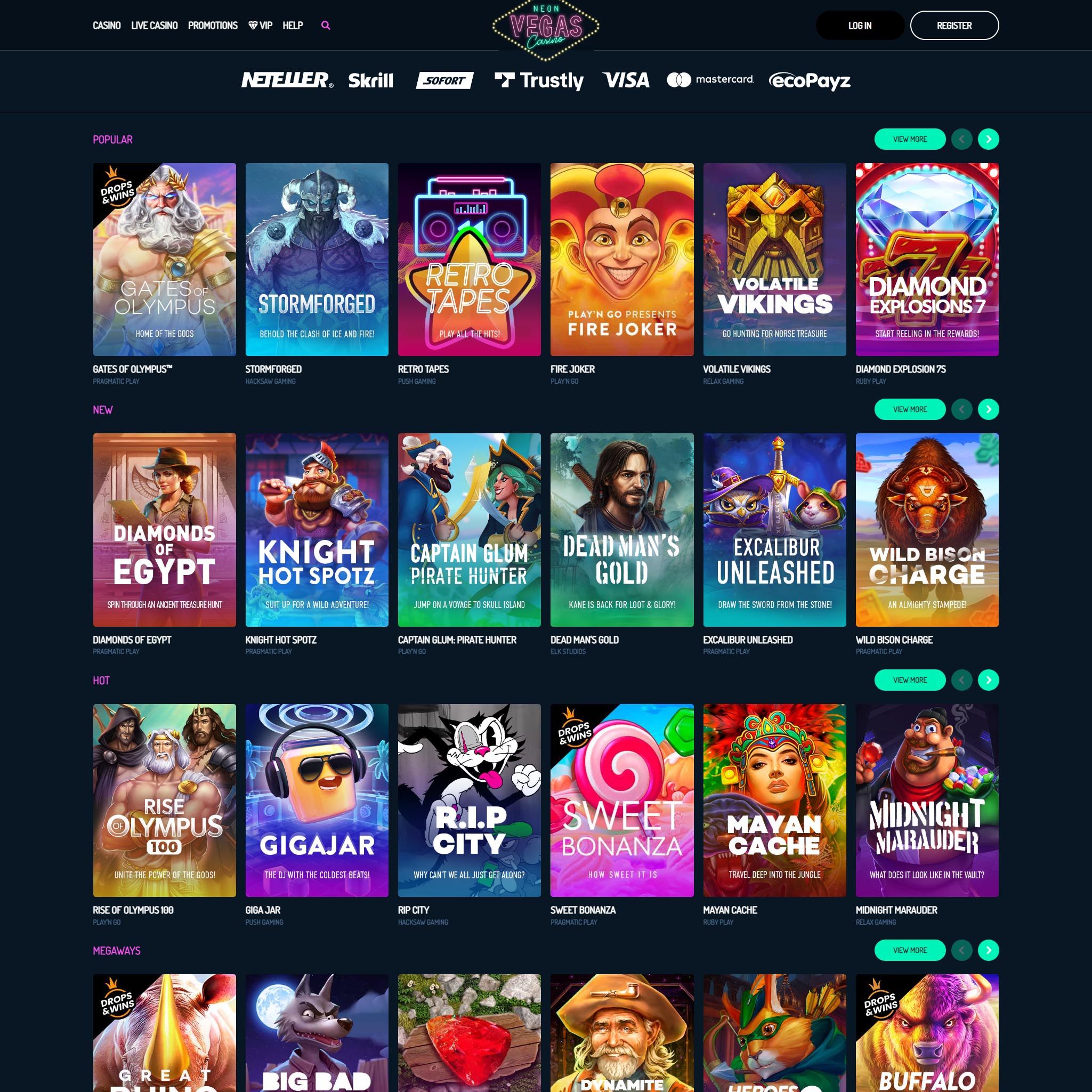 Neon Vegas Casino review by Best Netent Casino