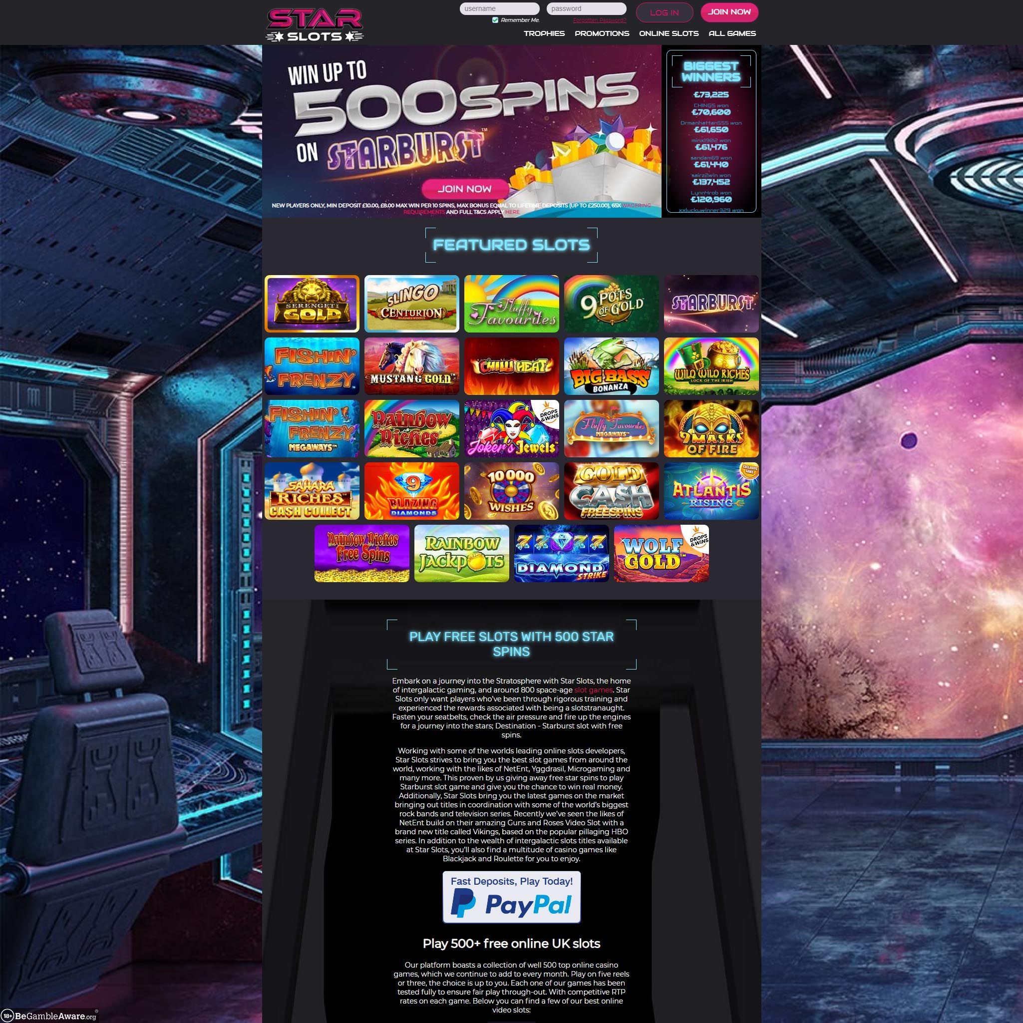 Star Slots review by Best Netent Casino