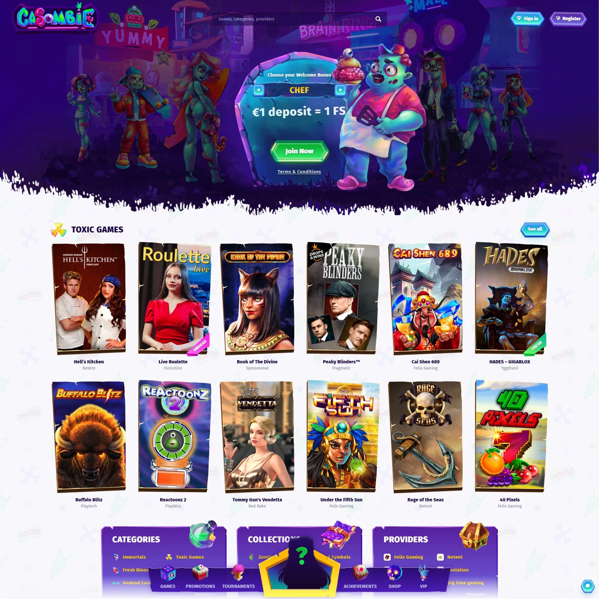 Casombie Casino review by Best Netent Casino