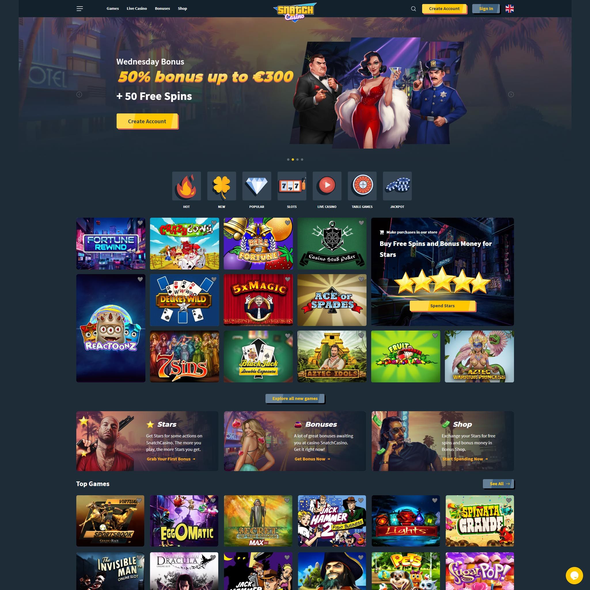 Snatch Casino review by Best Netent Casino