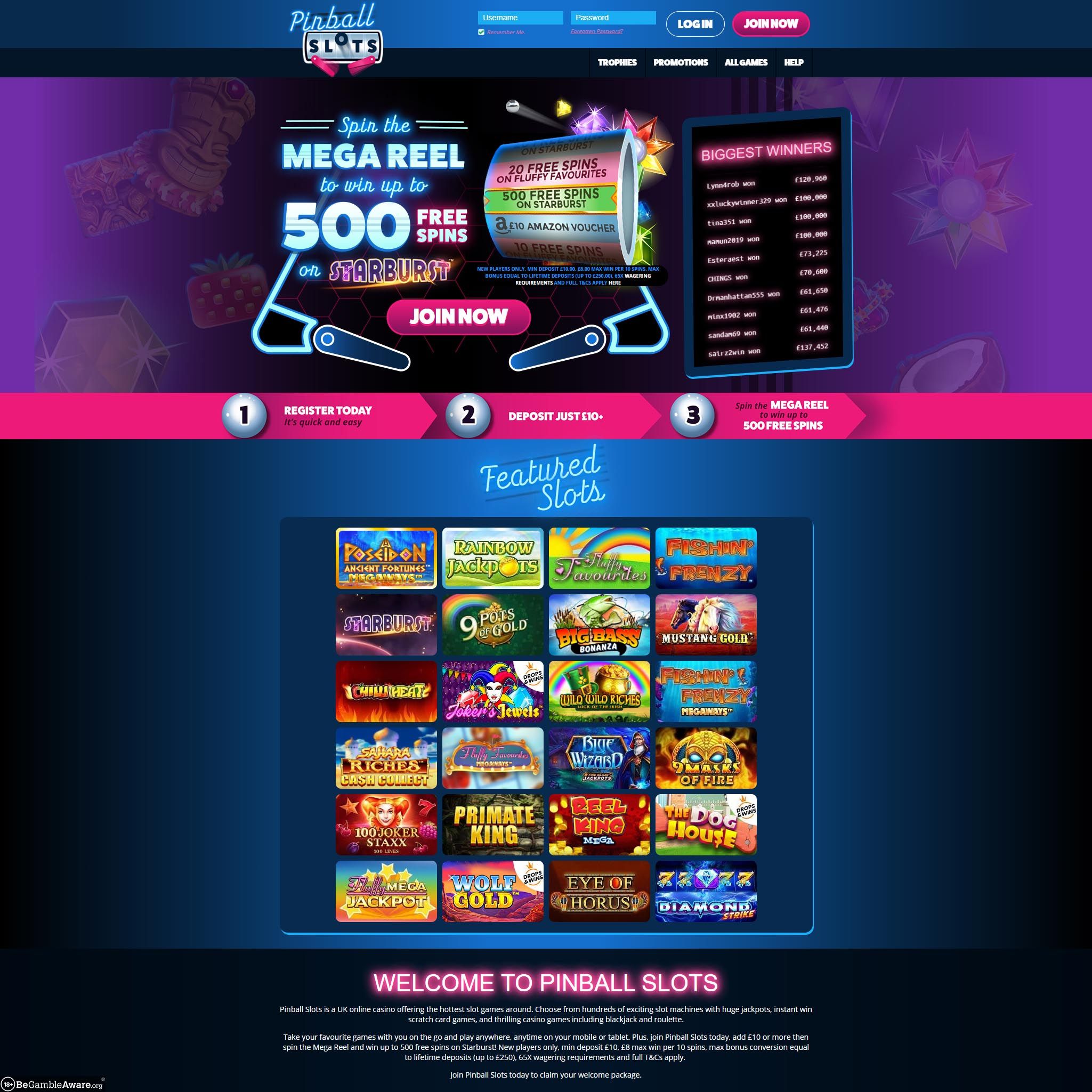 PinBall Slots Casino review by Best Netent Casino